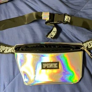 VS PINK Holographic Fanny Pack